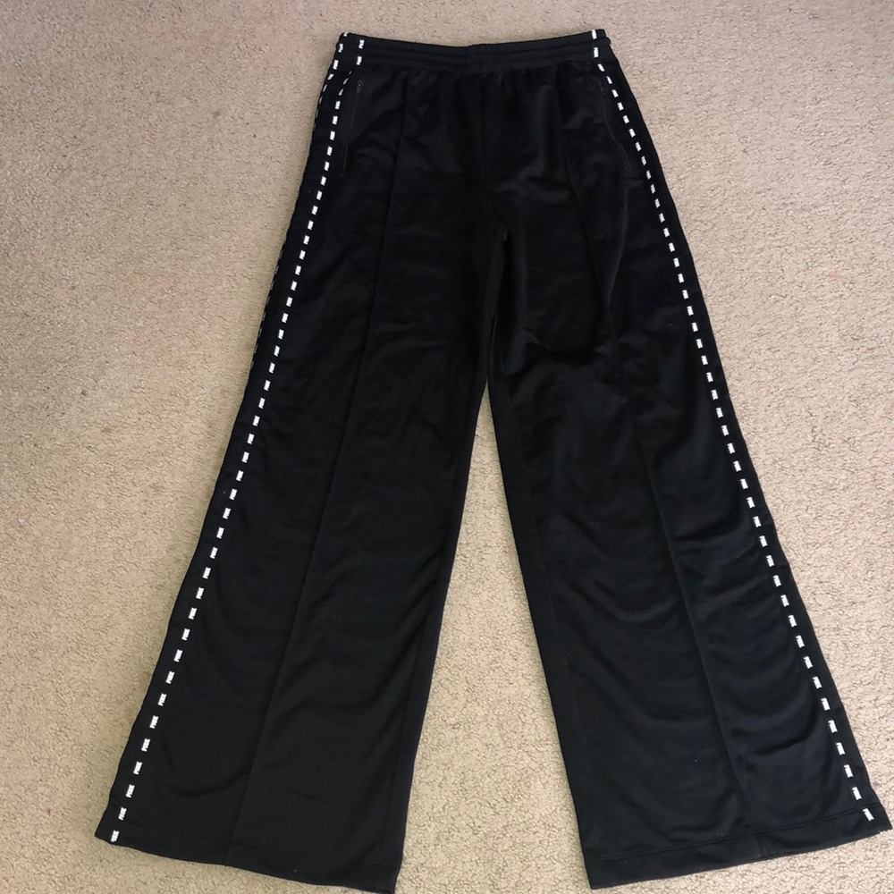 Victorias Secret PINK track pants- with logo going down leg- size medium
